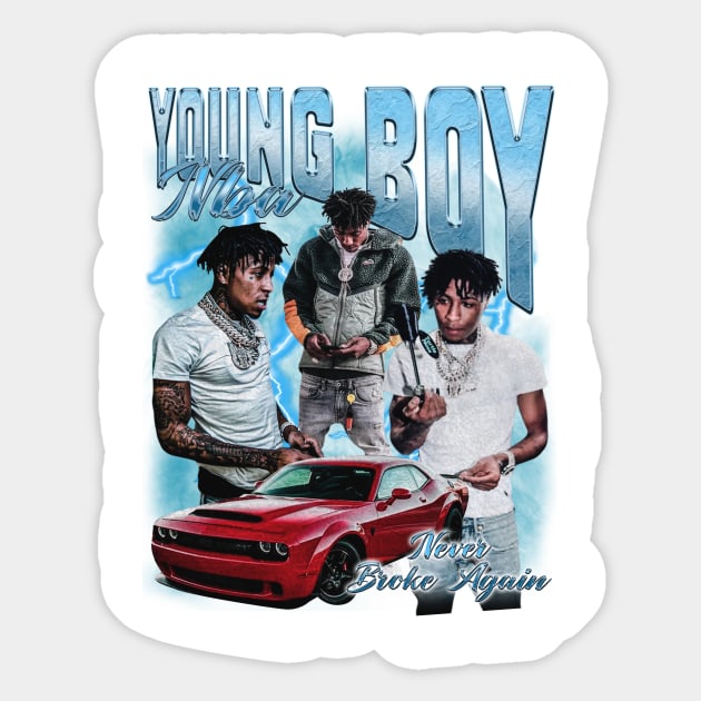 NBA YOUNGBOY Sticker by NBAYoungBoyDesign